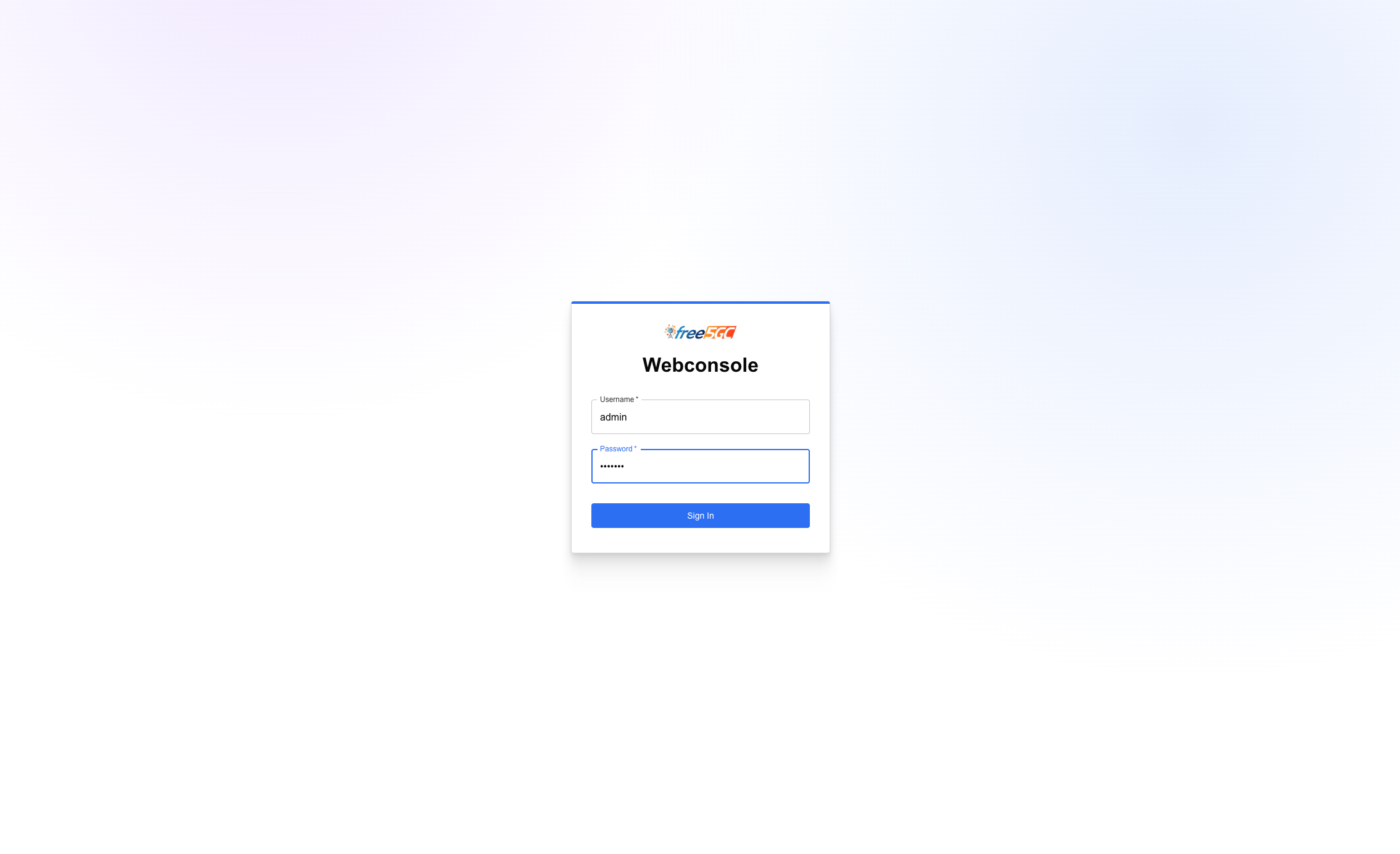 New Webconsole 1