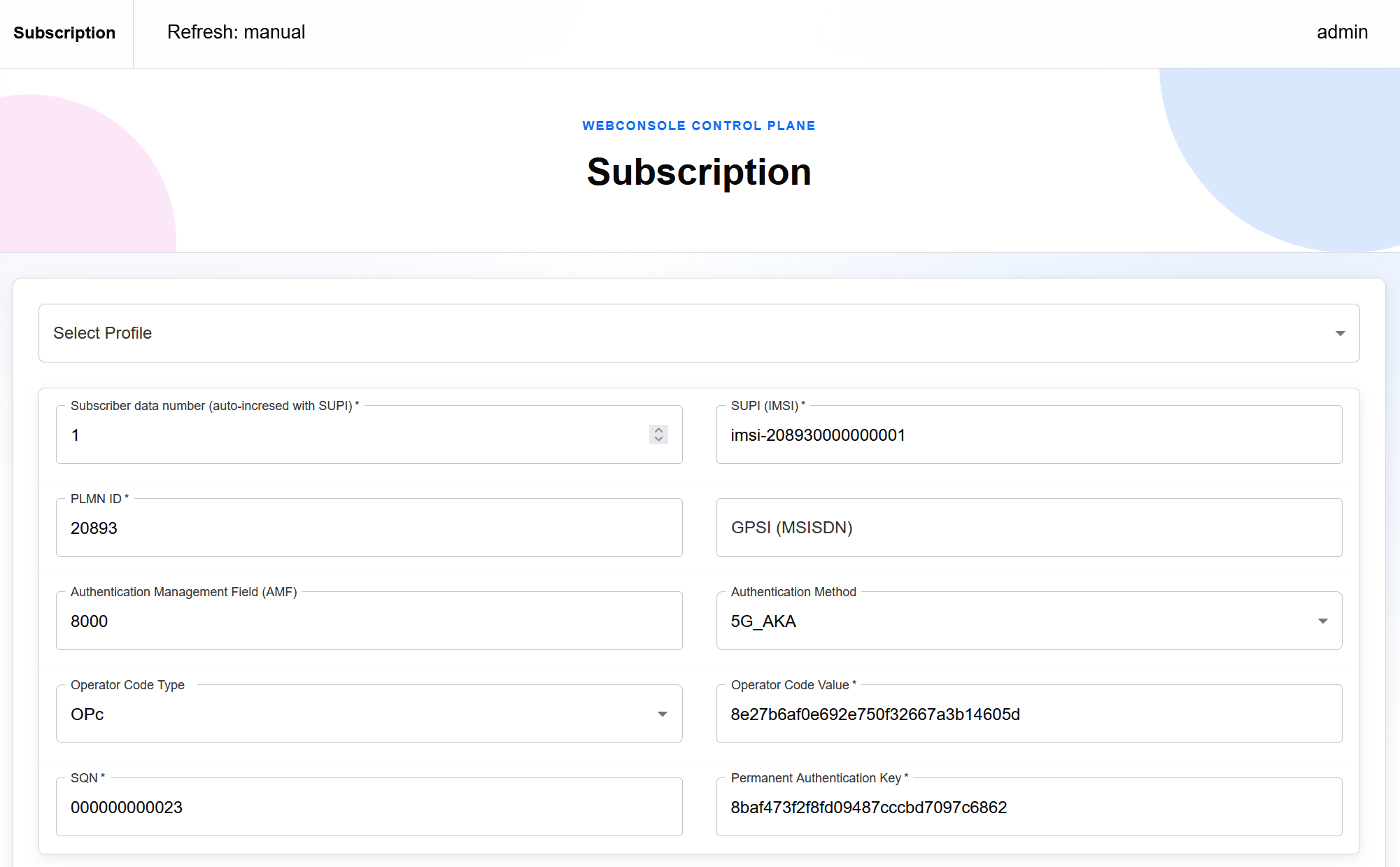 Duplicate UE create request