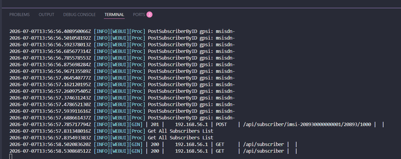 Old API repeats one POST per UE